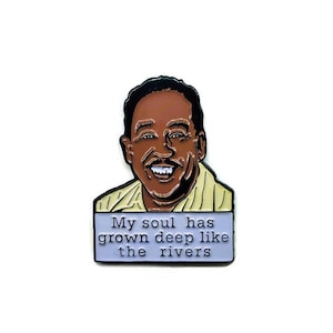 Langston Hughes - Soft Enamel Pin