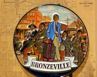 Bronzeville Chicago Pin – Jazz Age Migration Heritage Lapel Accessory