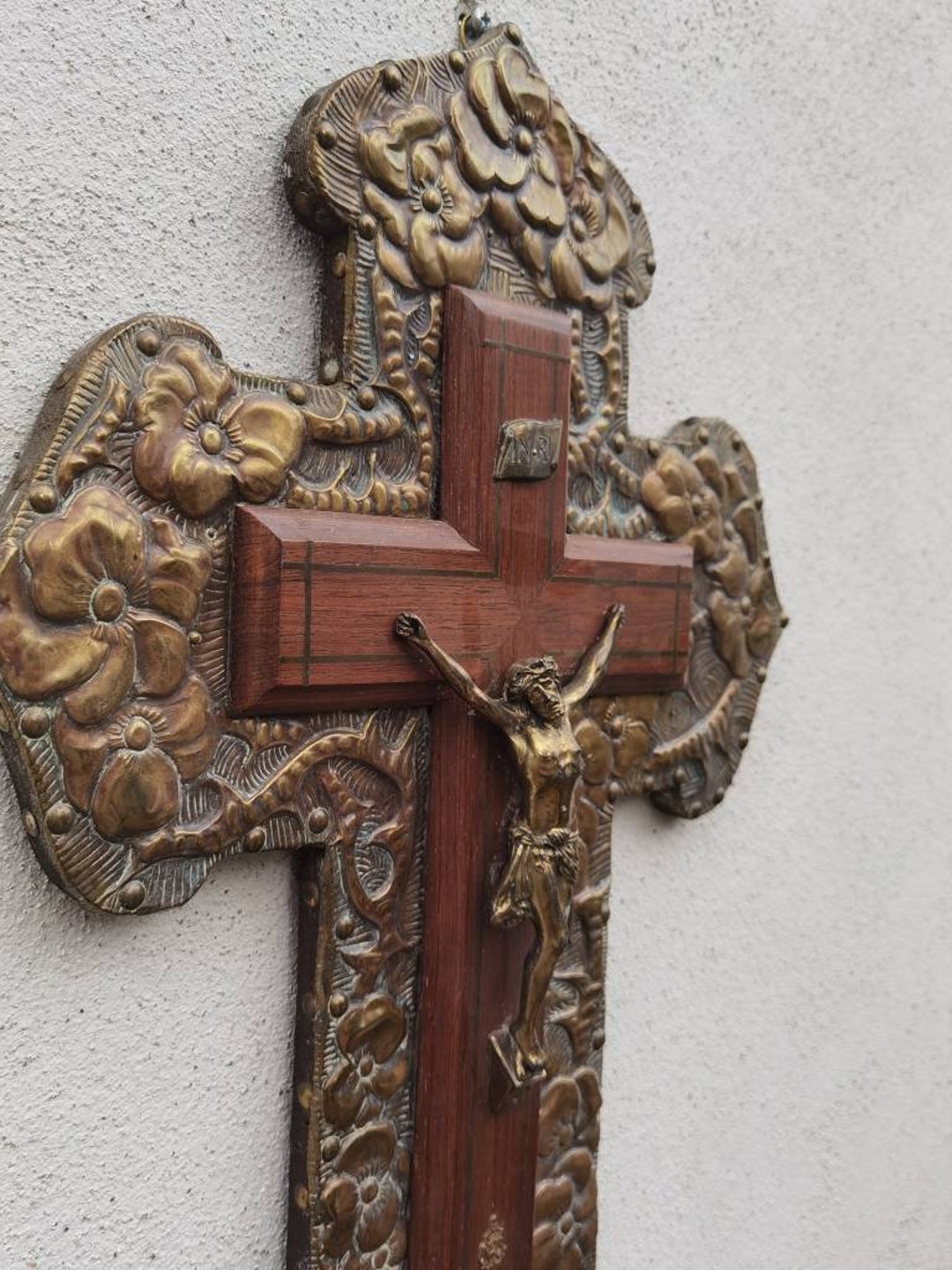 Unique Corpus Christi Cross Hand Made, Old, Rare and Very Beautiful
