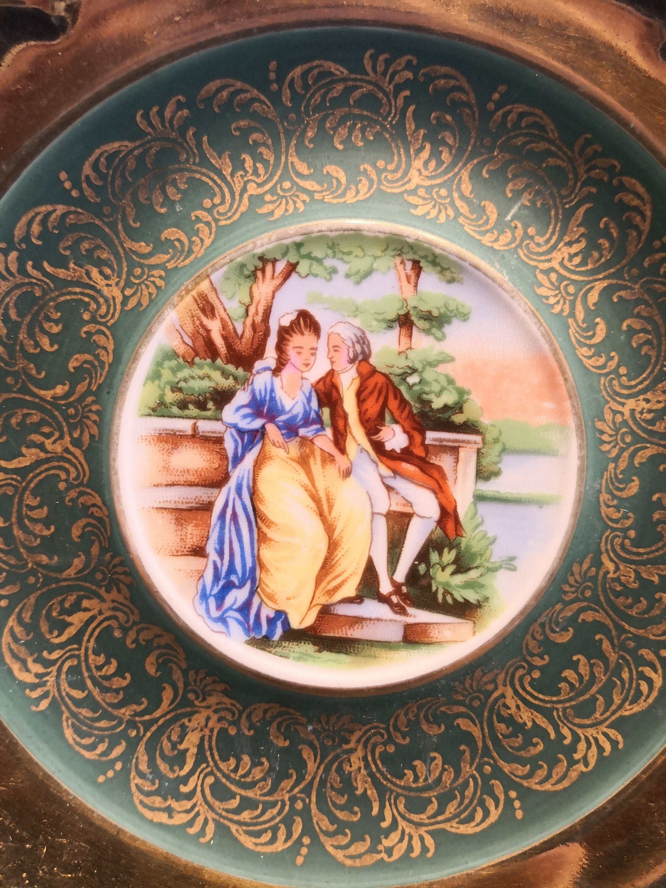 Porcelaine de Limoges, Jolie Plaque d'exposition