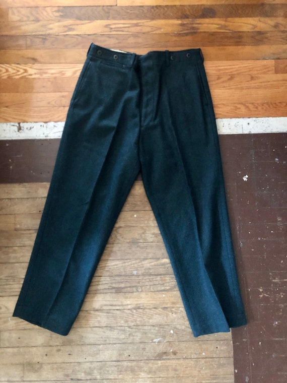 40's Wool Trousers Hunting Outdoor Sailing Forest 