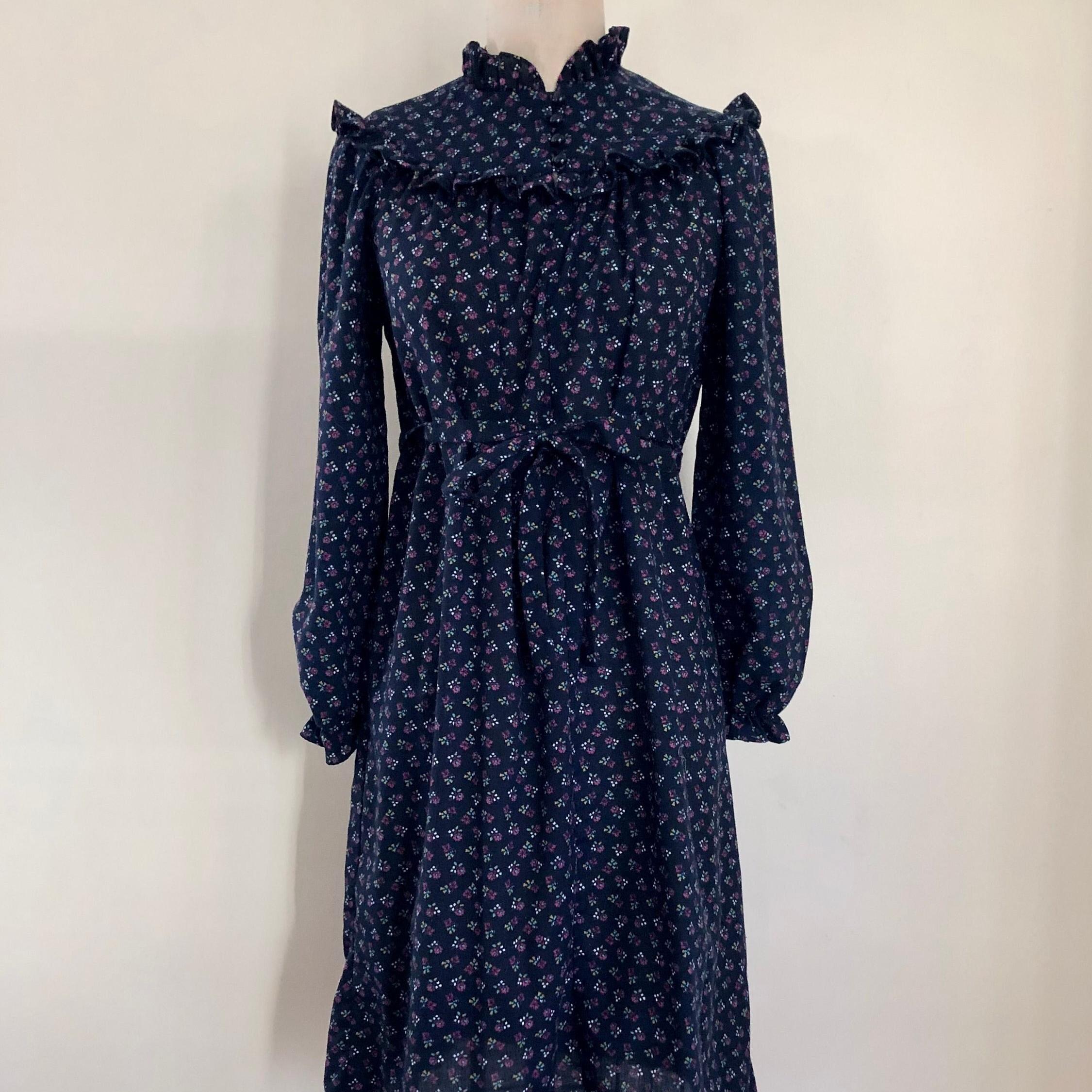 Indigo Calico Dress - Etsy Indigo Calico Dress - Etsy