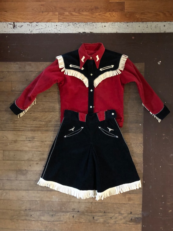 Vintage store cowgirl outfit