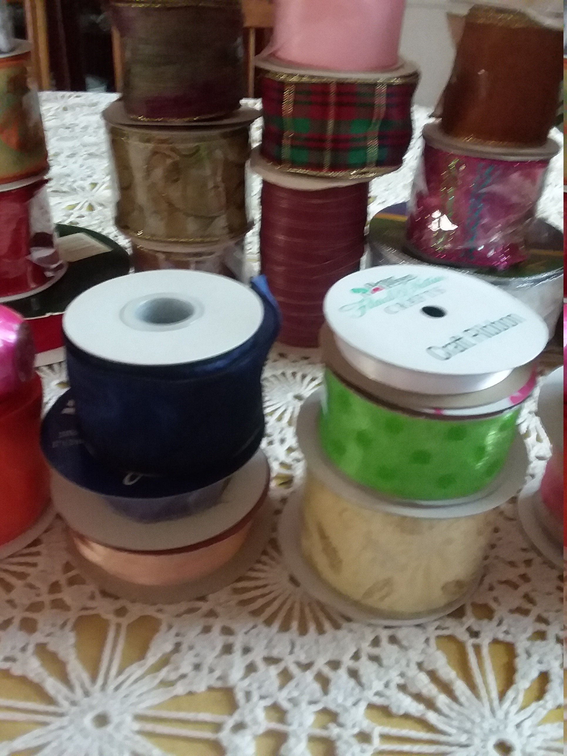 Lot of craft ribbons 37 spools Etsy
