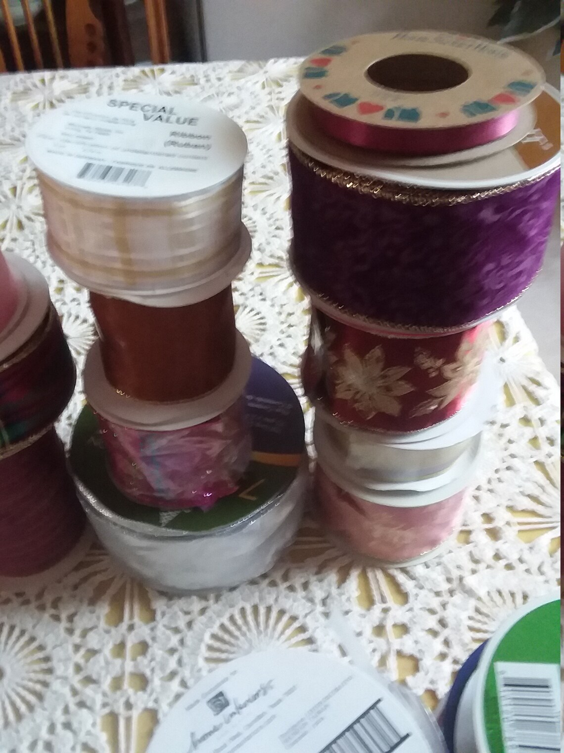 Lot of craft ribbons 37 spools Etsy