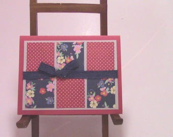 CARD, All Occasion, Floral, Polka Dot
