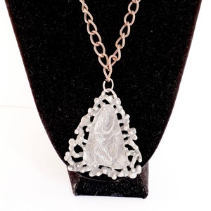 Brutalist Egyptain Goddess Pendant Necklace