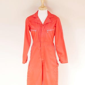 Vintage Red Dickies Workwear Jumpsuit Coveralls