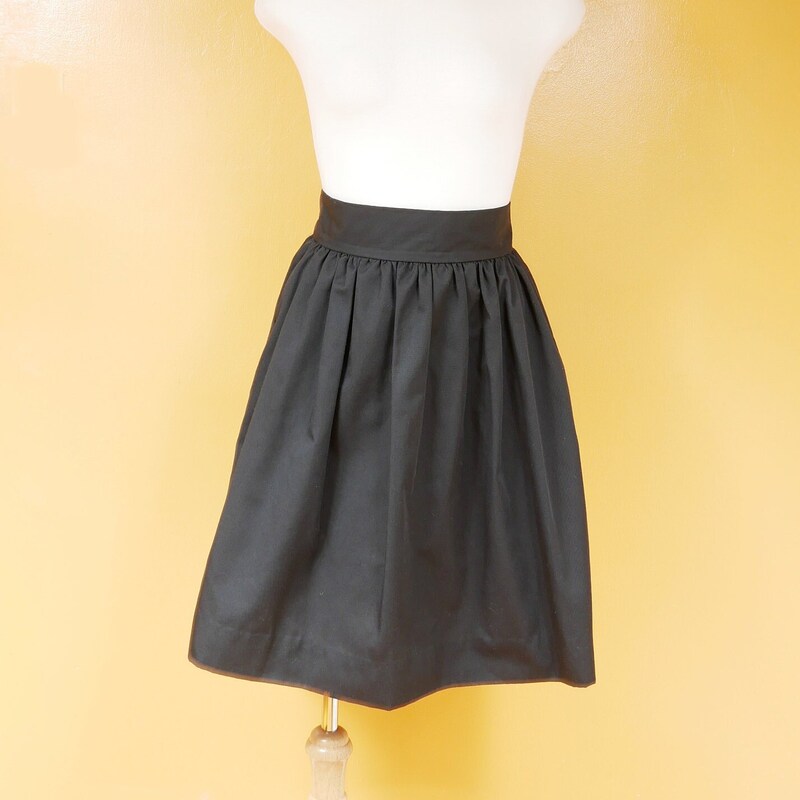 Stripe Cotton Mini Circle Skirt