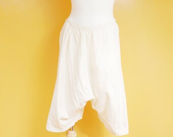 Antique White Cotton Bloomers