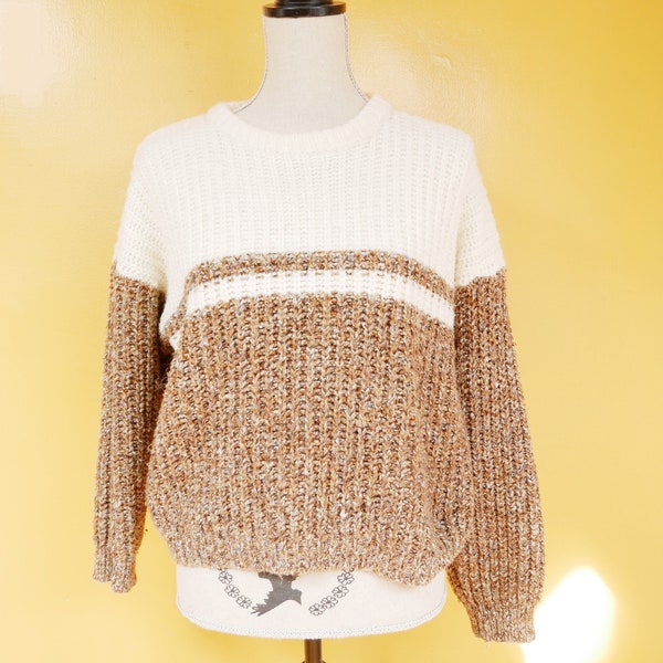Stripped Knit Crop Coat main image 1