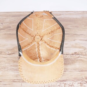 Handmade Toronto Maple Leafs Leather Baseball Hat image 7