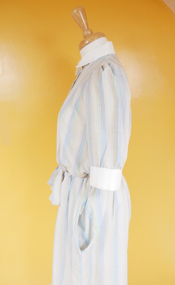 Pastel Stripe Shirt-Dress • S/M main image 0