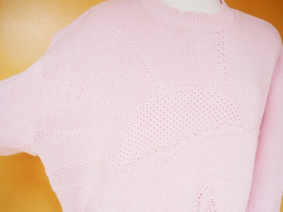 Pastel Pink Sailboat Sweater - image 4