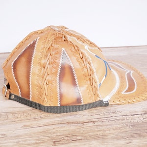 Handmade Toronto Maple Leafs Leather Baseball Hat image 6