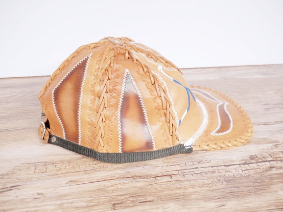 Handmade Toronto Maple Leafs Leather Baseball Hat - image 6
