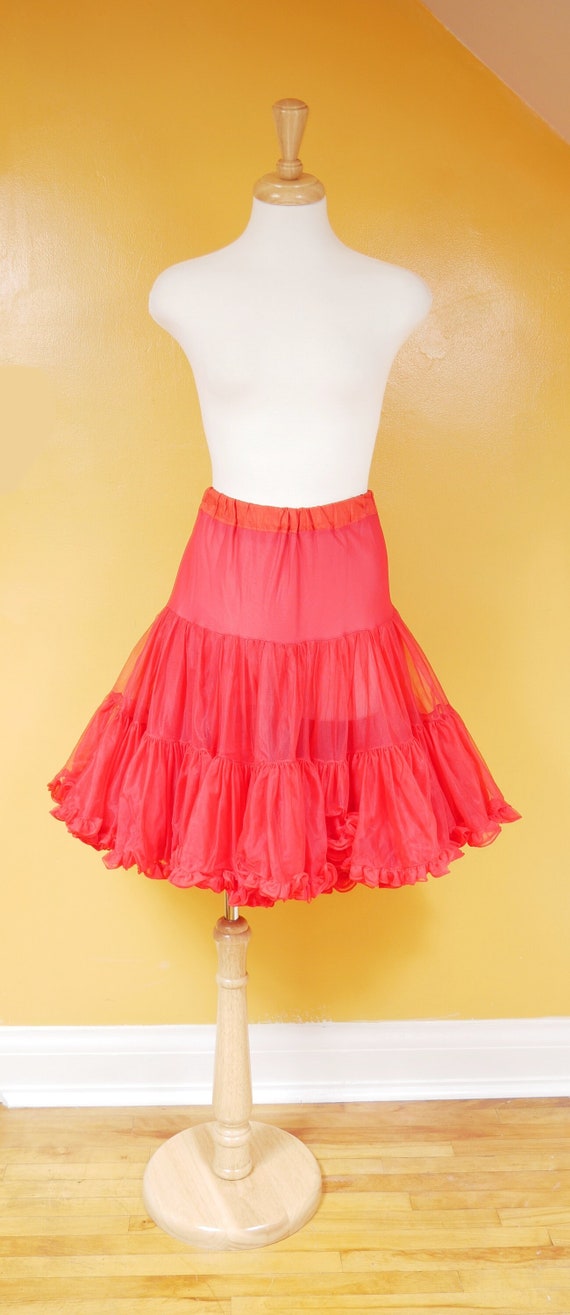Red Sam's Nylon Crinoline Petticoat Skirt