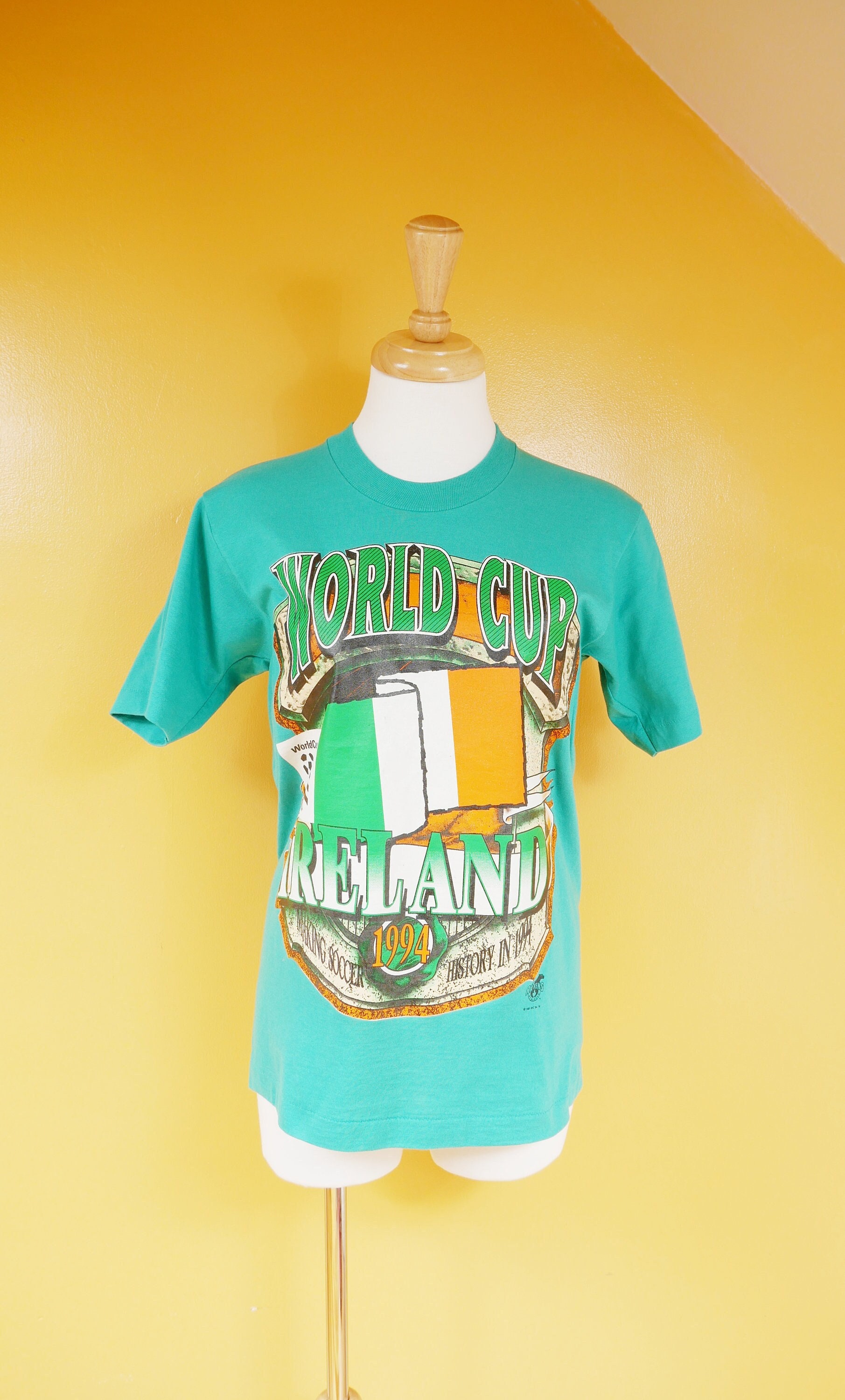 deadstock!! World Cup USA 94 Tシャツ L 90s Vintage World Soccer World Cup USA 94 T Shirt Single Stitch
