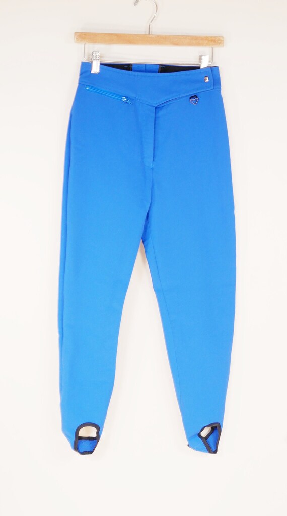 Azure Blue Obermeyer Stirrup Ski Pants