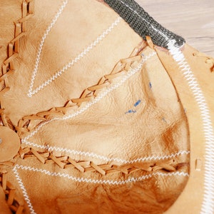 Handmade Toronto Maple Leafs Leather Baseball Hat image 8