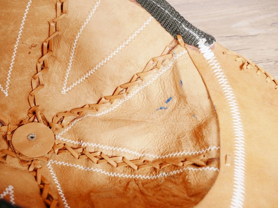 Handmade Toronto Maple Leafs Leather Baseball Hat - image 8