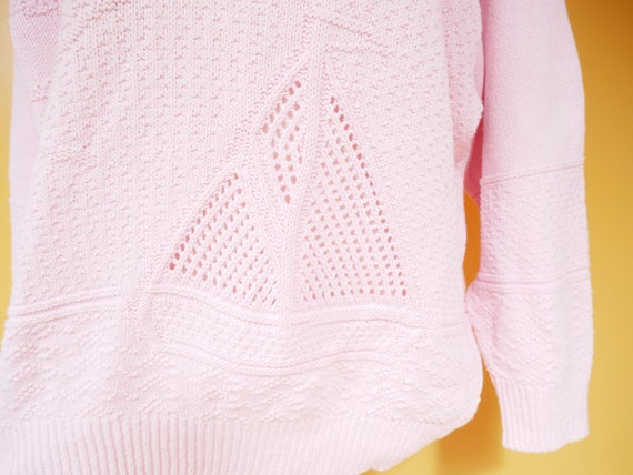Pastel Pink Sailboat Sweater - image 5