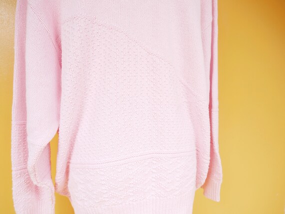 Pastel Pink Sailboat Sweater - image 10