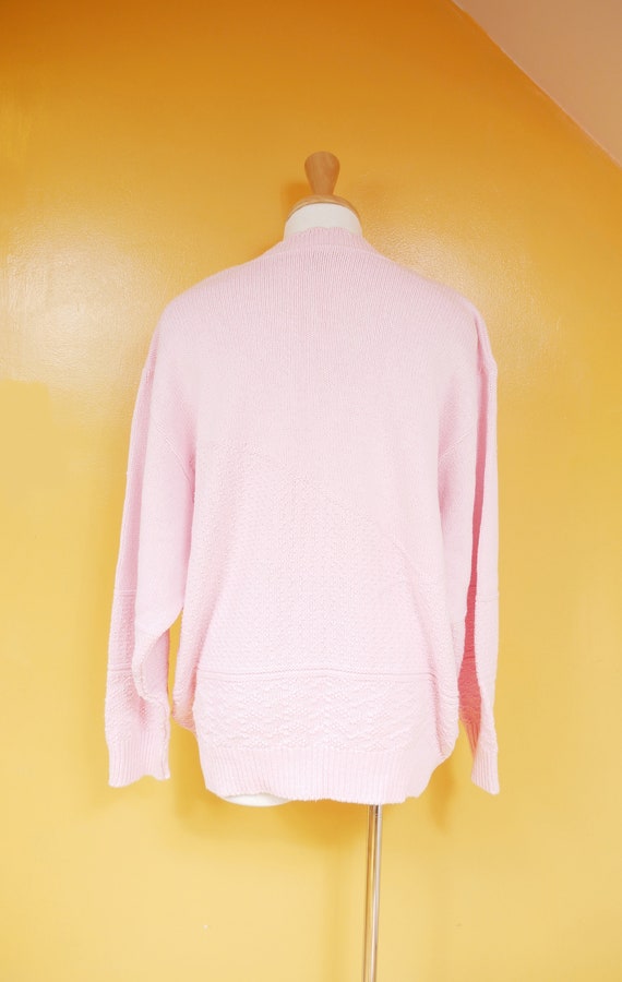 Pastel Pink Sailboat Sweater - image 8