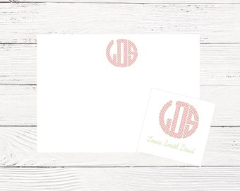 Polkadot Monogram Stationery Suite for Her