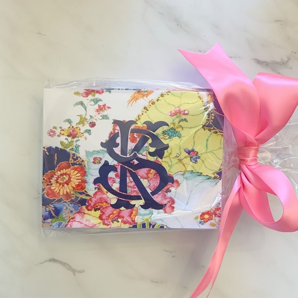 Tobacco Leaf inspired Folded Notecards