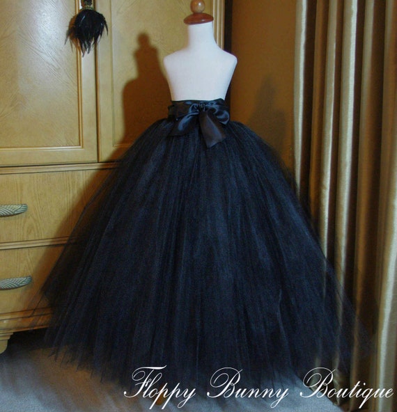 Girls Ballroom Full Length Tutu Skirt: , Birthday, Wedding, Flower Girl Tutu, Jr. Bridemaids, Sweet Sixteen, Quinceañera Il_570xn