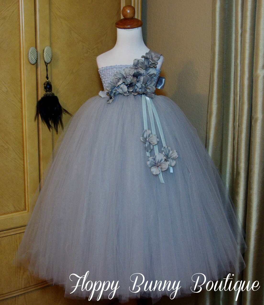 silver tutu dress