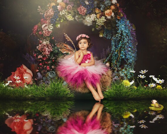 Fuchsia Tutu Dress, Birthday, photo prop, Halloween, Fairy Tutu dress, Hot Pink Tutu Dress, Lt. Pink Tutu Dress, Fairy Costume, Fairy Dress Il_570xn