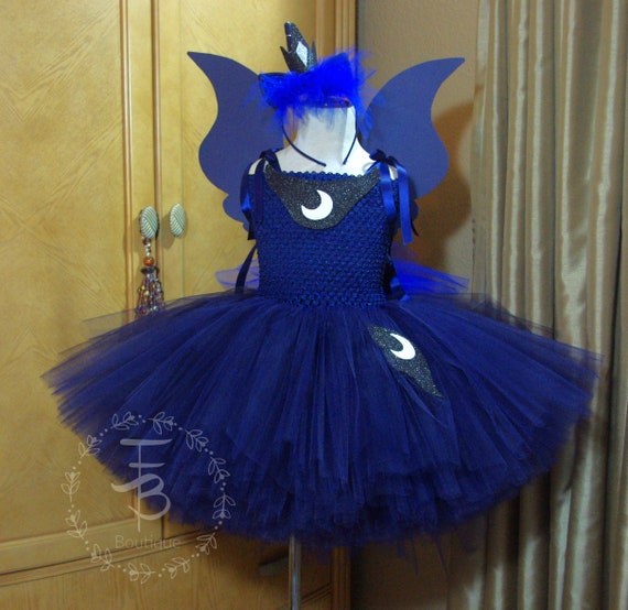 READY TO SHIP Princess Luna Tutu Dress, Size 12-18 Months, Princess Luna Costume, My Little Pony Tutu Dress Il_570xn