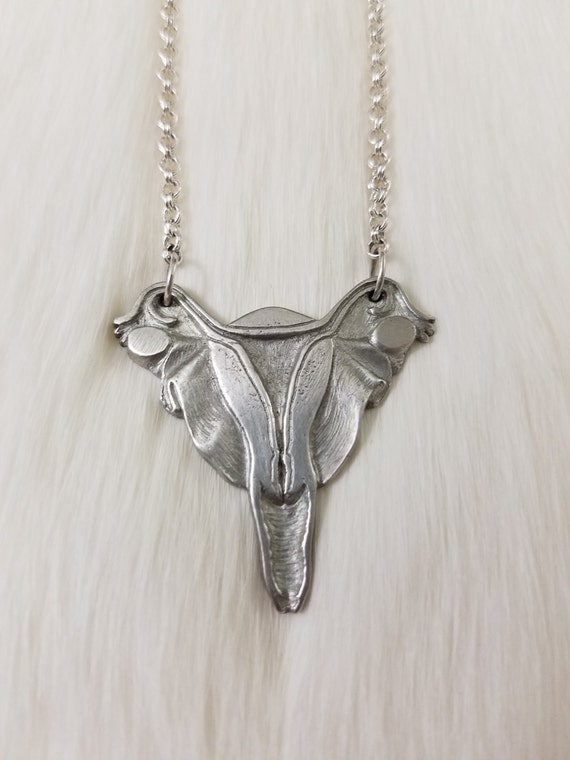 Uterus Necklace Etsy