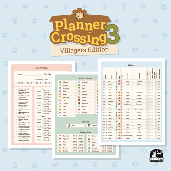 Planner Crossing 3 - Villagers Edition