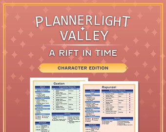 Plannerlight Valley - A Rift In Time | Character Edition