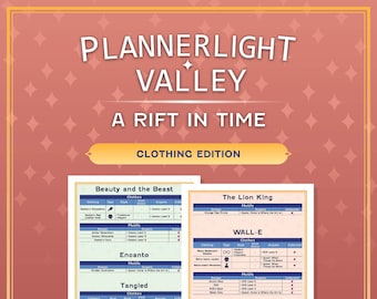 Plannerlight Valley - A Rift in Time | Clothing Edition