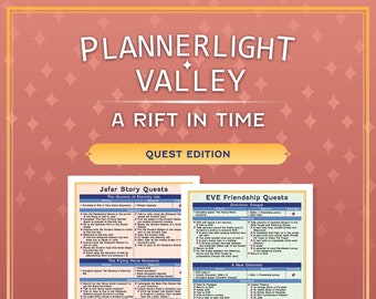 Plannerlight Valley - A Rift in Time | Quest Edition