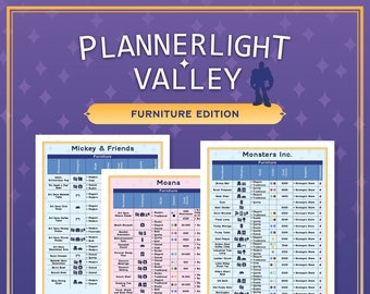 Plannerlight Valley | Furniture Edition