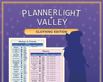 Plannerlight Valley | Clothing Edition