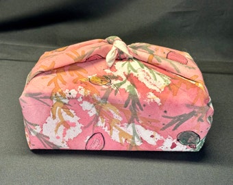 Holiday Fabric Gift Wrap Pink