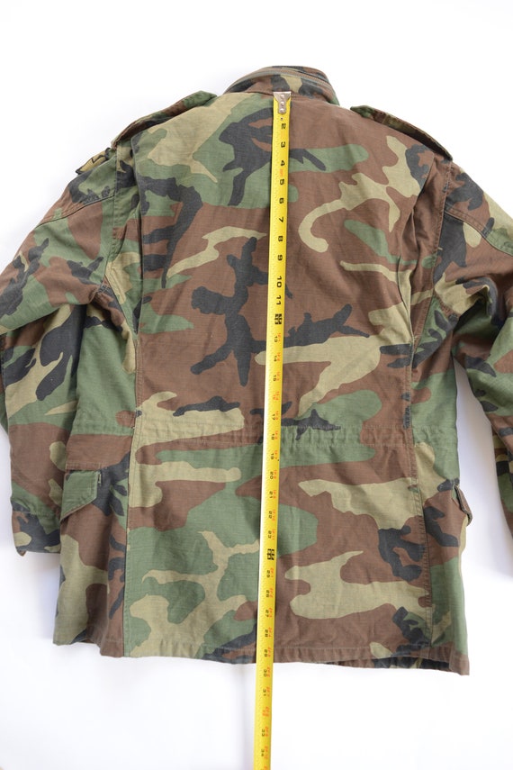 Vintage Military M 65 Infantry Camouflage Jacket … - image 9