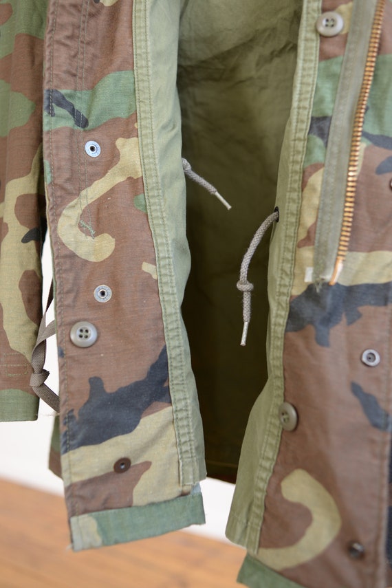 Vintage Military M 65 Infantry Camouflage Jacket … - image 5