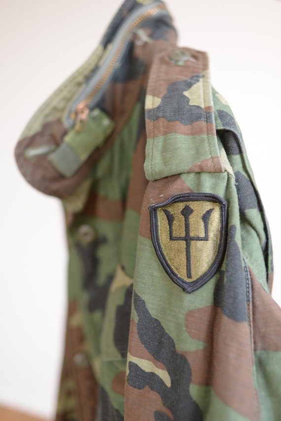 Vintage Military M 65 Infantry Camouflage Jacket … - image 4