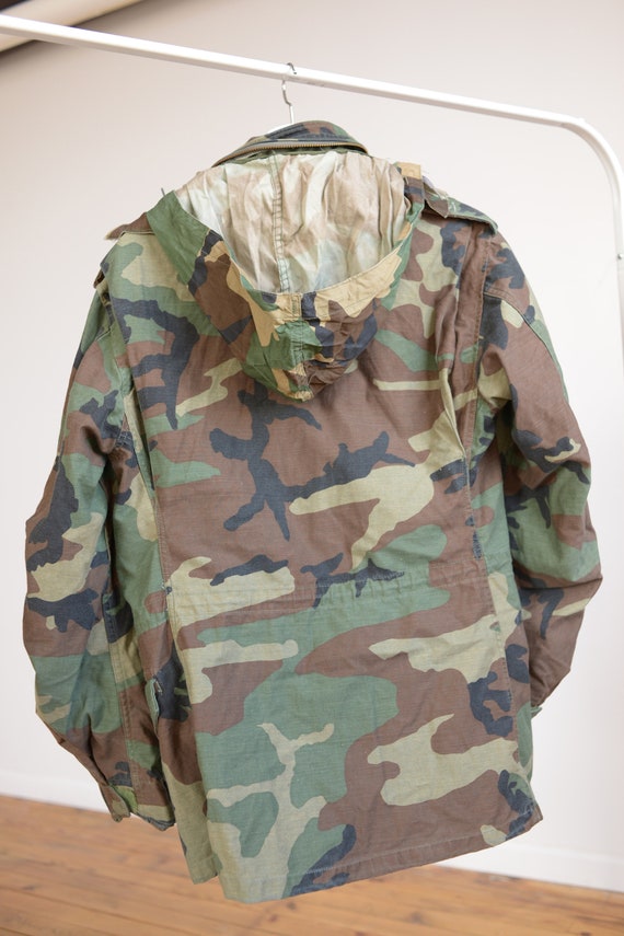 Vintage Military M 65 Infantry Camouflage Jacket … - image 6