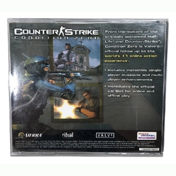 Game Counter Strike Condition Zero Para Pc Cd-rom Original