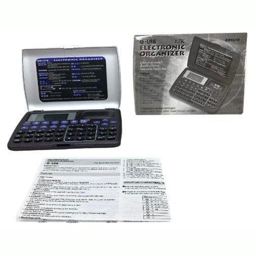 Electronic Organizer GLAB DB1610 With Box and Instructions Etsy