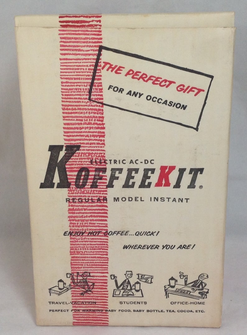 Keefe 60's Aluminum INSTANT Coffee/Tea Pot Model 225 Box Etsy