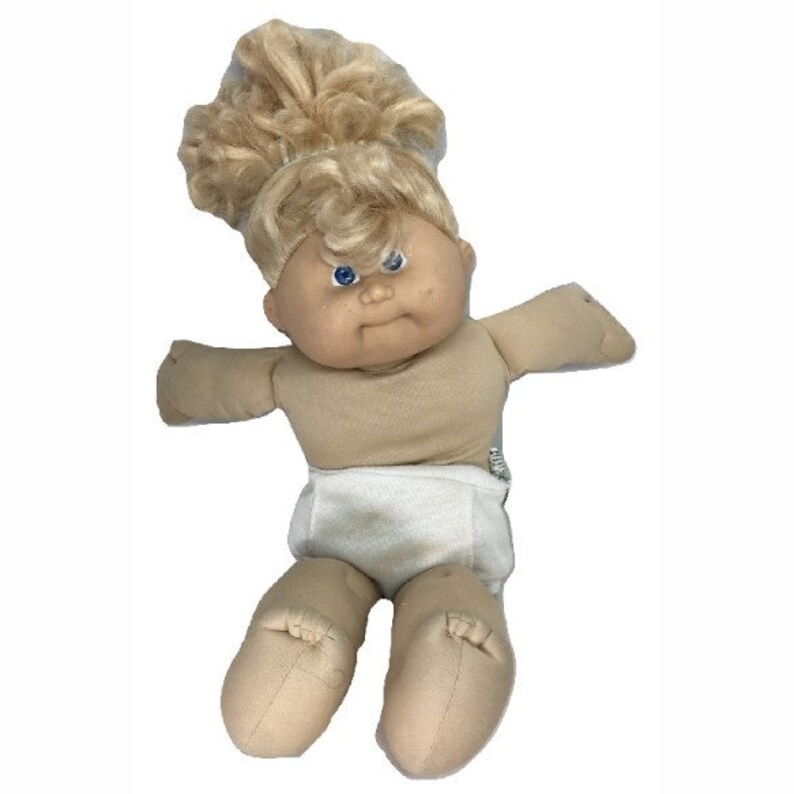 1986 Cabbage Patch Kids Girl Blonde Hair Blue Eyes Coleco